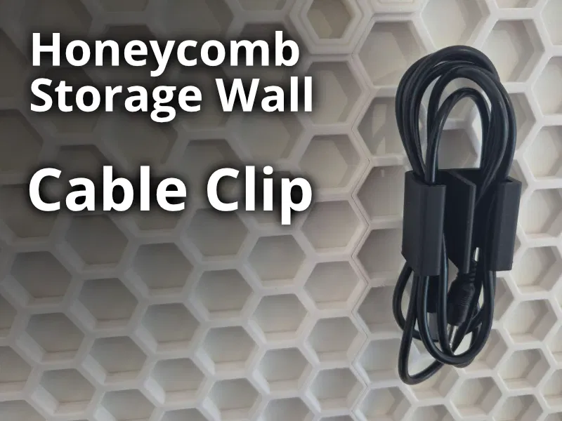 Kẹp giữ dây cáp cho Honeycomb Storage Wall (HSW) - Image 1