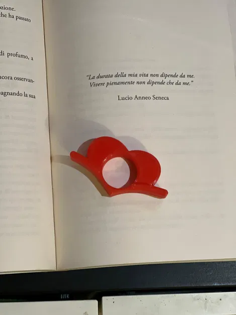 Kẹp giữ trang sách hình trái tim ergonomic (đọc một tay) - Image 3