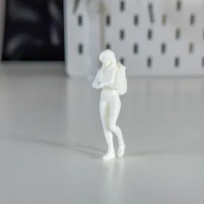 Mô hình Nữ mini/Khách du lịch cho Diorama của bạn