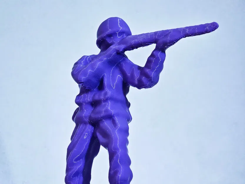 Chú lính nhỏ - Tượng điêu khắc tay thiện xạ bắn thẳng - Image 5