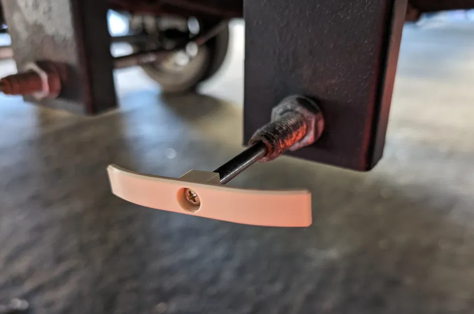 Tay kéo xả bồn RV Black/Grey (tank dump pull handle) - Image 1