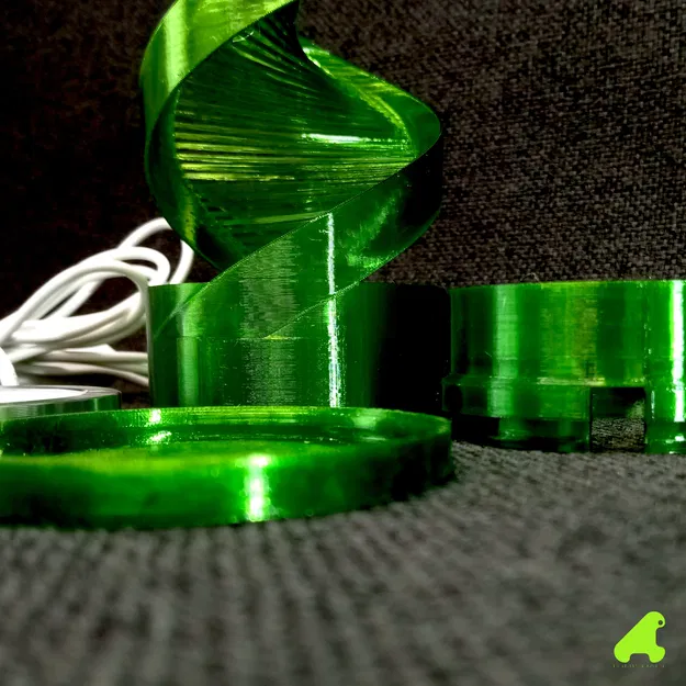 Spiral phát sáng – Trang trí nội thất kèm kit đèn LED - Image 4