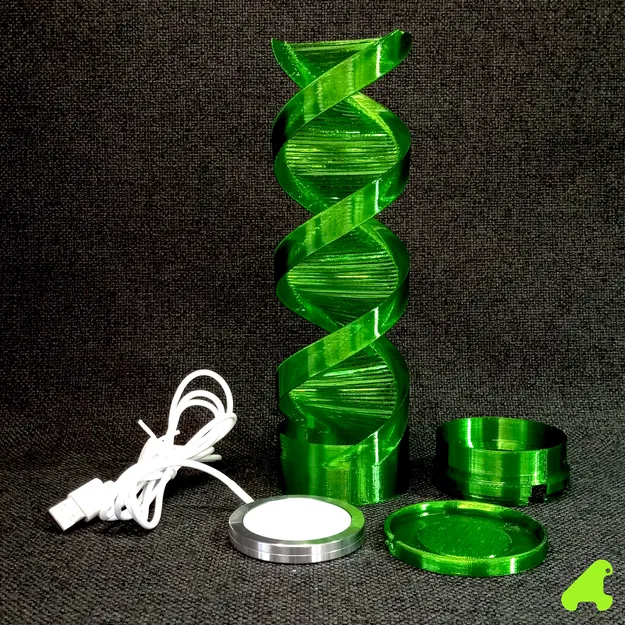 Spiral phát sáng – Trang trí nội thất kèm kit đèn LED - Image 5