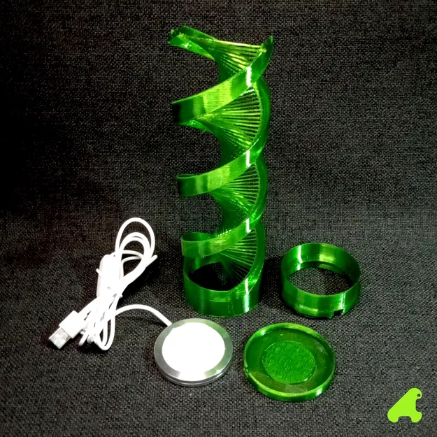 Spiral phát sáng – Trang trí nội thất kèm kit đèn LED - Image 7