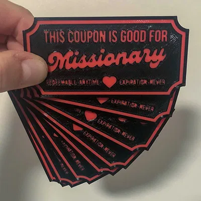 Naughty Coupons - Hơn 25 biến thể khác nhau