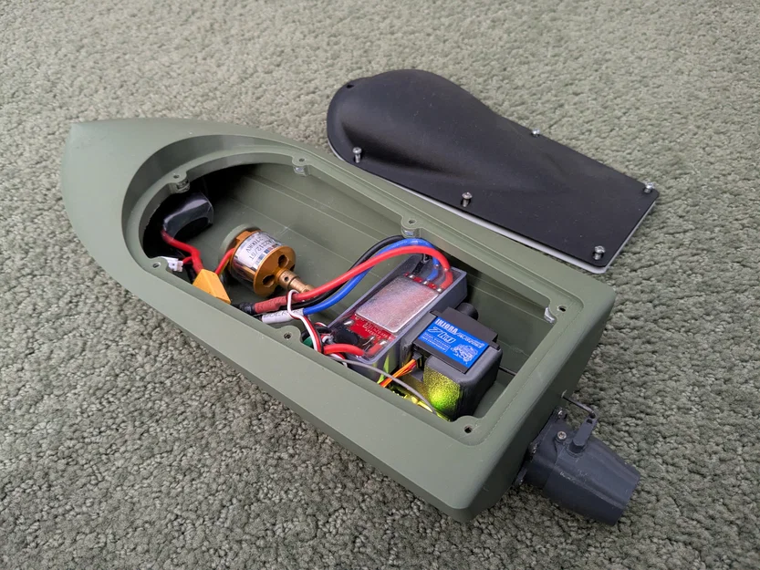 Thuyền RC Jet Nước Cạn (Shallow Water Rc Jet Boat) - Image 1
