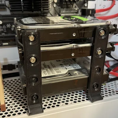 Giá đỡ HDD xếp chồng 3/4 tầng (TPU) chống rung