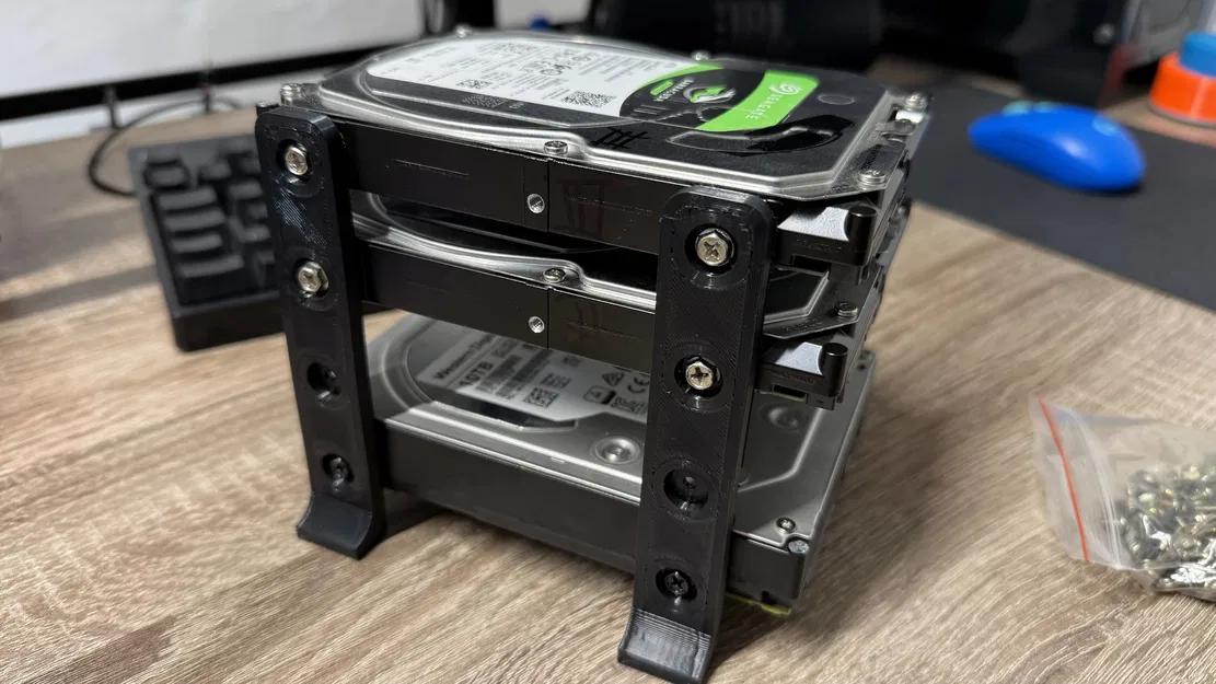 Giá đỡ HDD xếp chồng 3/4 tầng (TPU) chống rung - Image 3