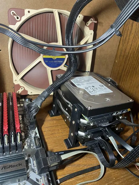 Giá đỡ HDD xếp chồng 3/4 tầng (TPU) chống rung - Image 5