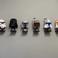 Bộ mount treo tường/Skadis cho LEGO Star Wars Helmets, kèm đồ canh lắp - Thumbnail 1