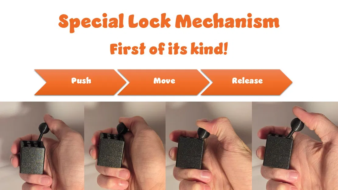 Gearshift Fidget – Fidget cần số có cơ chế khóa - Image 2