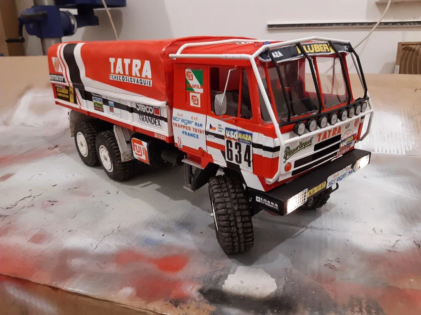 RC Tatra Dakar 6x6, 1986 – Mô hình RC tỉ lệ 1:12 - Image 2