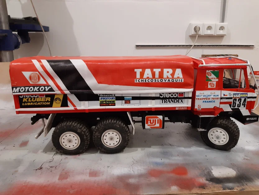 RC Tatra Dakar 6x6, 1986 – Mô hình RC tỉ lệ 1:12 - Image 6