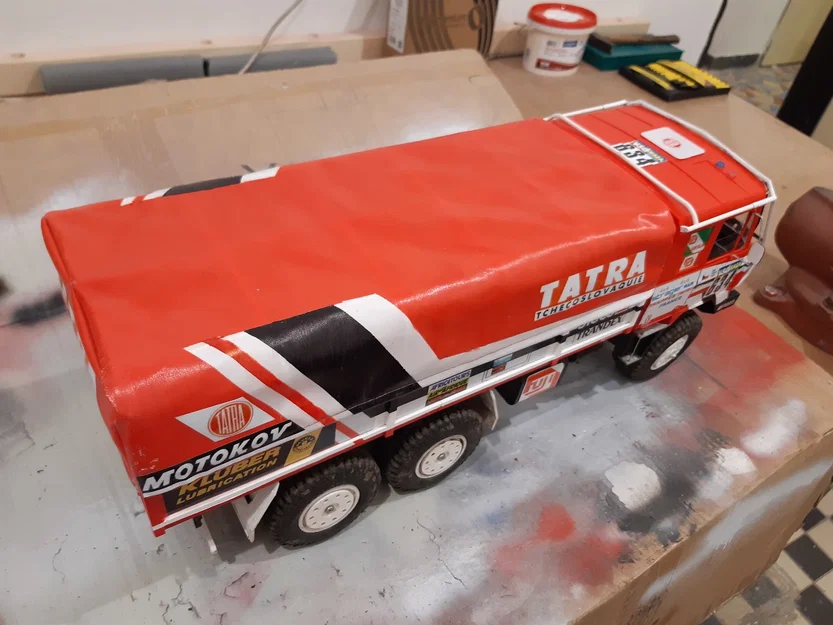 RC Tatra Dakar 6x6, 1986 – Mô hình RC tỉ lệ 1:12 - Image 11