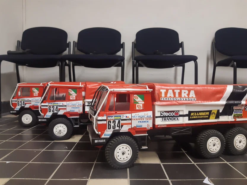 RC Tatra Dakar 6x6, 1986 – Mô hình RC tỉ lệ 1:12 - Image 26