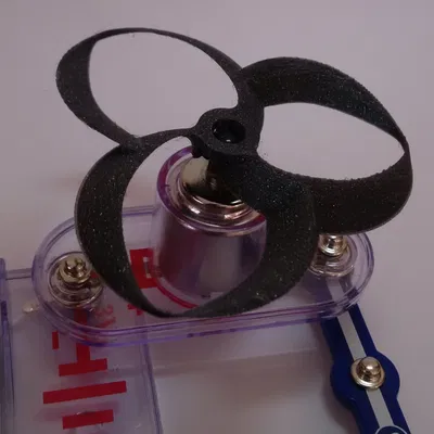 Model 3D cánh quạt thay thế cho motor bộ Boffin 100–750