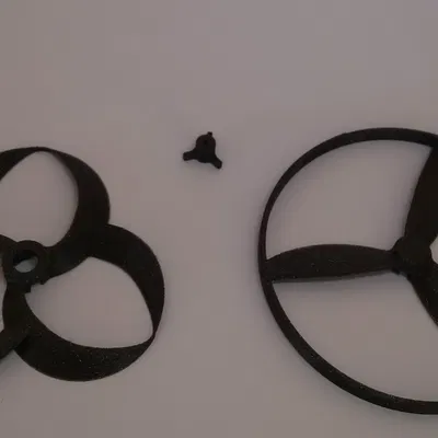 Model 3D cánh quạt thay thế cho motor bộ Boffin 100–750