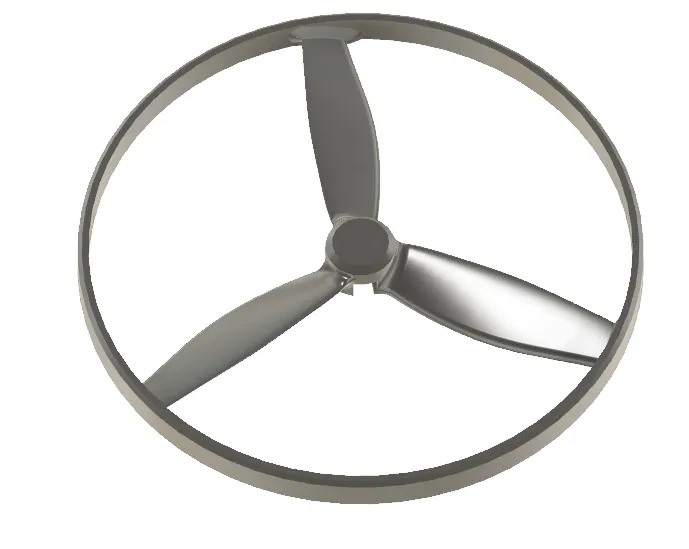 Model 3D cánh quạt thay thế cho motor bộ Boffin 100–750 - Image 7