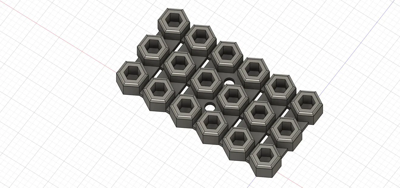 Khay giữ đầu bits lục giác (1/4" hex) cho Toolgrid - Image 1