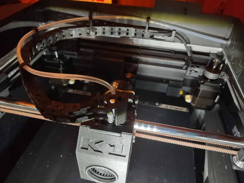 Creality K1: Fix xệ cable chain kèm ống Bowden (Bowden tube) - Image 1