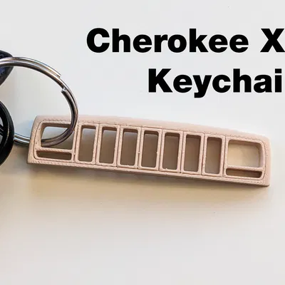 Móc khóa lấy cảm hứng lưới tản nhiệt Jeep Cherokee XJ