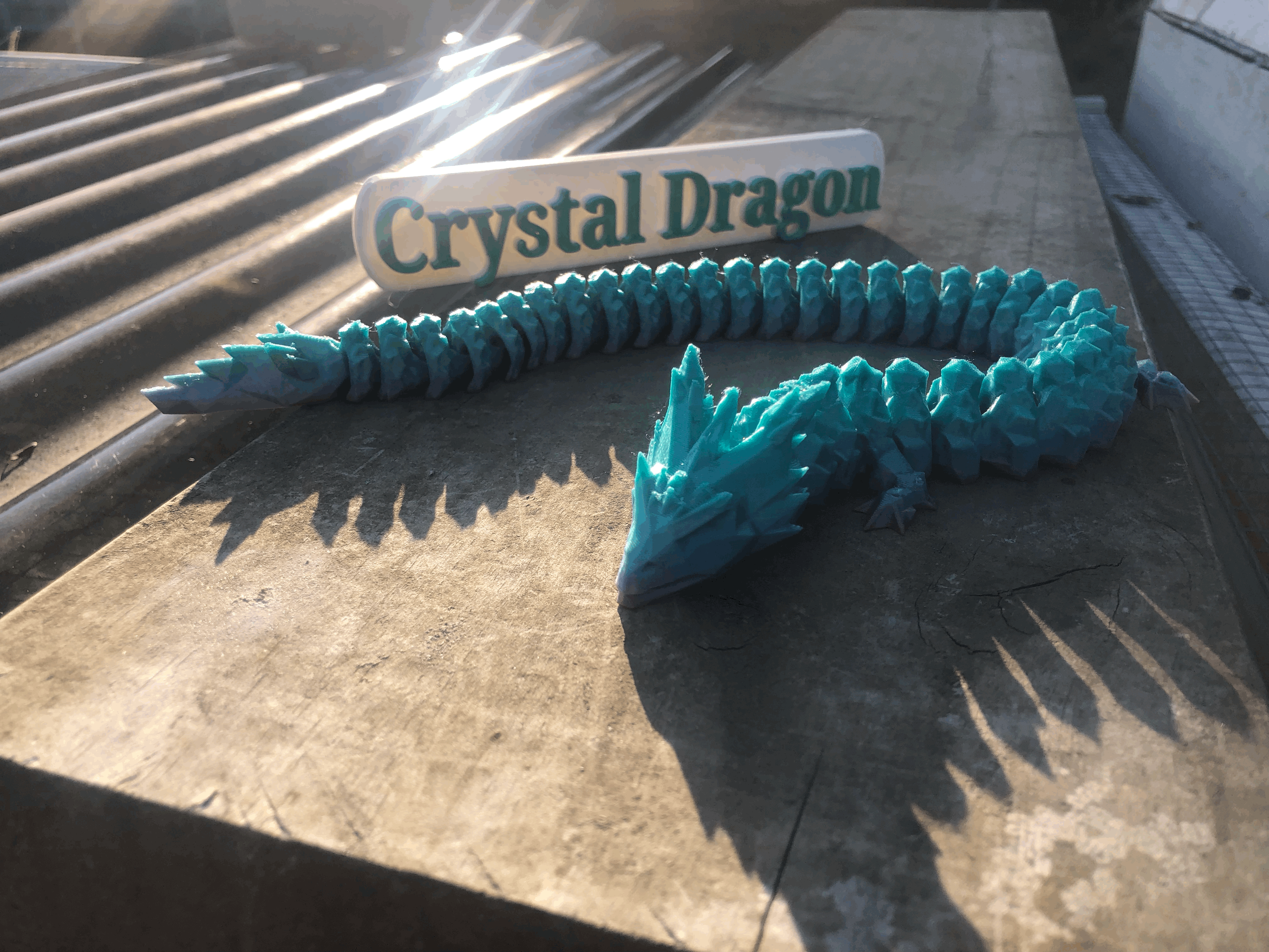 Rồng Pha Lê Có Bảng Tên, Bảng Tên Đứng Được!!