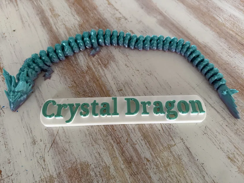 Rồng Pha Lê Có Bảng Tên, Bảng Tên Đứng Được!! - Image 2