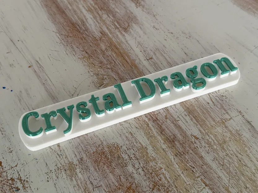 Rồng Pha Lê Có Bảng Tên, Bảng Tên Đứng Được!! - Image 3