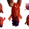 Rocket Spiral Passthrough Fidget – Đồ chơi fidget xoắn hình tên lửa - Thumbnail 1