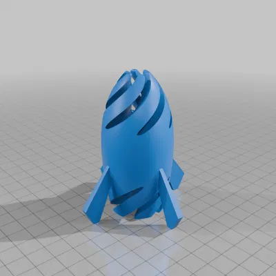 Rocket Spiral Passthrough Fidget – Đồ chơi fidget xoắn hình tên lửa