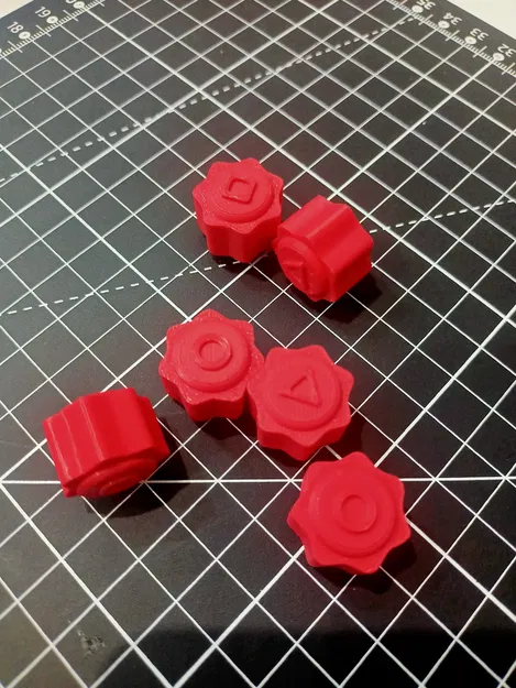 Gonggi – Xúc xắc in 3D thiết kế 2 phần tuỳ chỉnh trọng lượng - Image 1