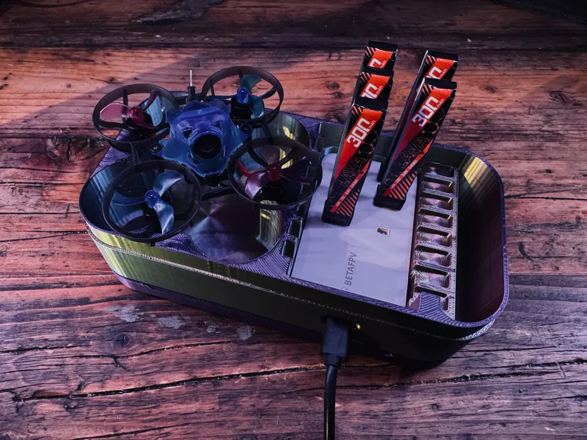 Hộp BetaFPV Air65 kèm sạc và pin 300mAh - Image 1