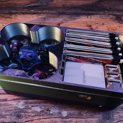 Hộp BetaFPV Air65 kèm sạc và pin 300mAh