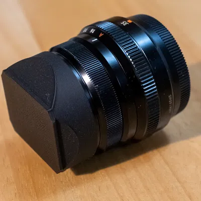 Lens hood & cap cho Fujifilm 35mm F2 WR (kiểu vuông)