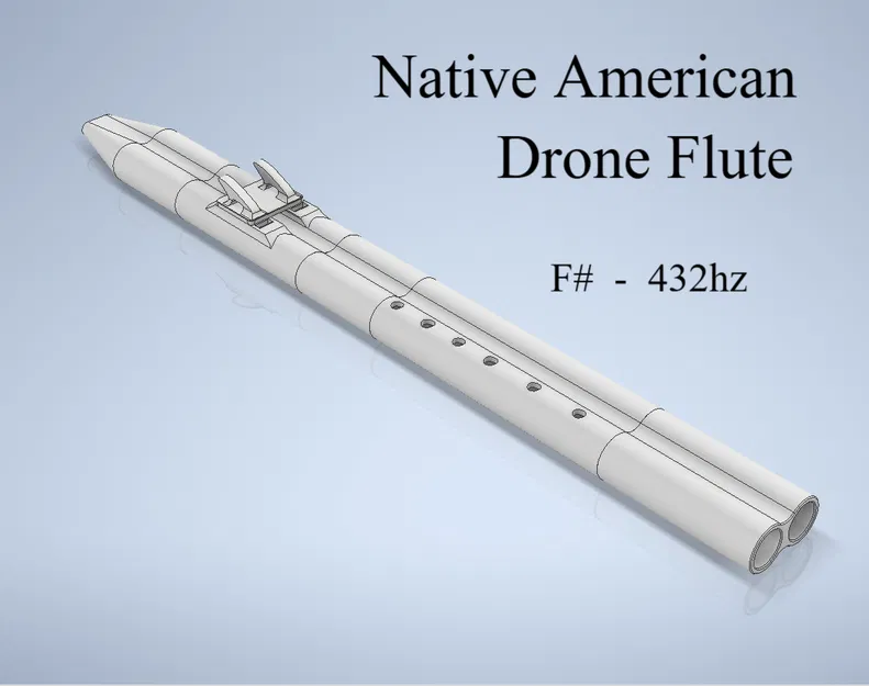 Sáo Native American Drone Flute (F#, A=432Hz) - Image 1