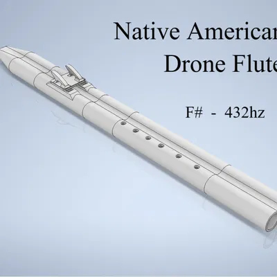 Sáo Native American Drone Flute (F#, A=432Hz)