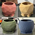 Chậu trồng cây Elegant Voxelized Planters - Thumbnail 2