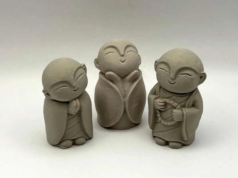 Ba Tượng Chú Tiểu (Three Monk Figurines) - Image 1