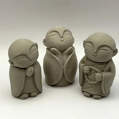 Ba Tượng Chú Tiểu (Three Monk Figurines)