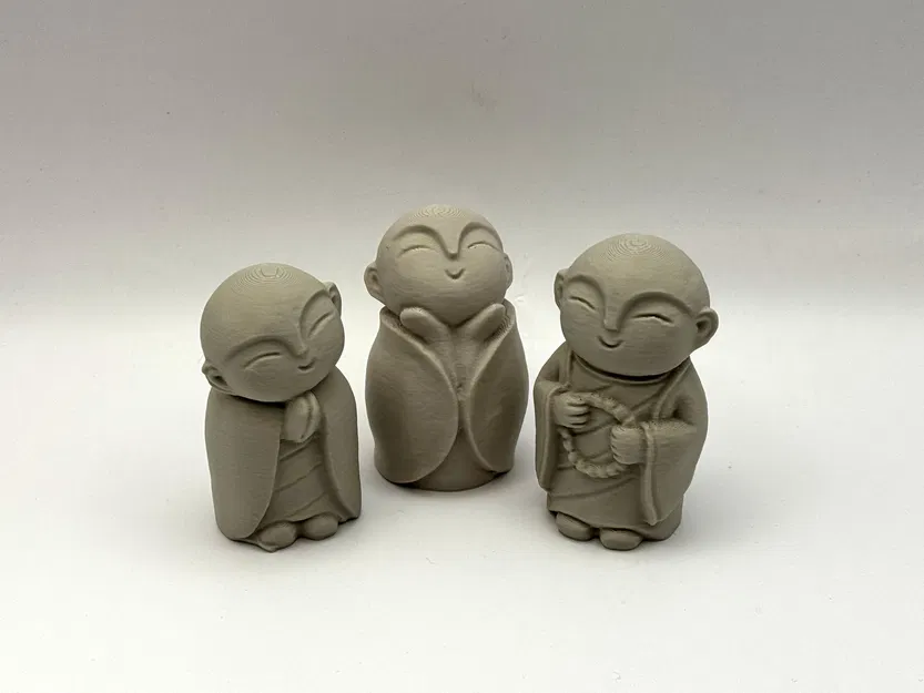 Ba Tượng Chú Tiểu (Three Monk Figurines) - Image 2