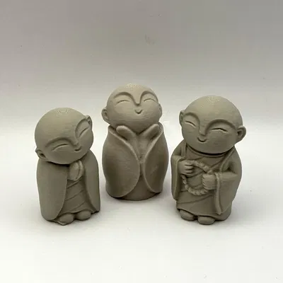 Ba Tượng Chú Tiểu (Three Monk Figurines)