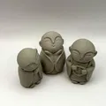 Ba Tượng Chú Tiểu (Three Monk Figurines) - Thumbnail 4