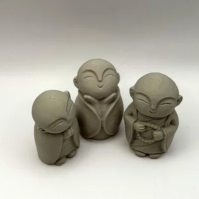 Ba Tượng Chú Tiểu (Three Monk Figurines)