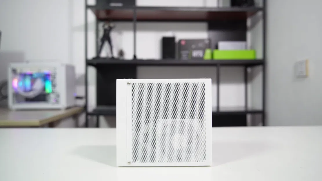 Vỏ 3D cho Lenovo M90q Gen1 + MSI RTX 3050 LP, LCD 3.5" - Image 3