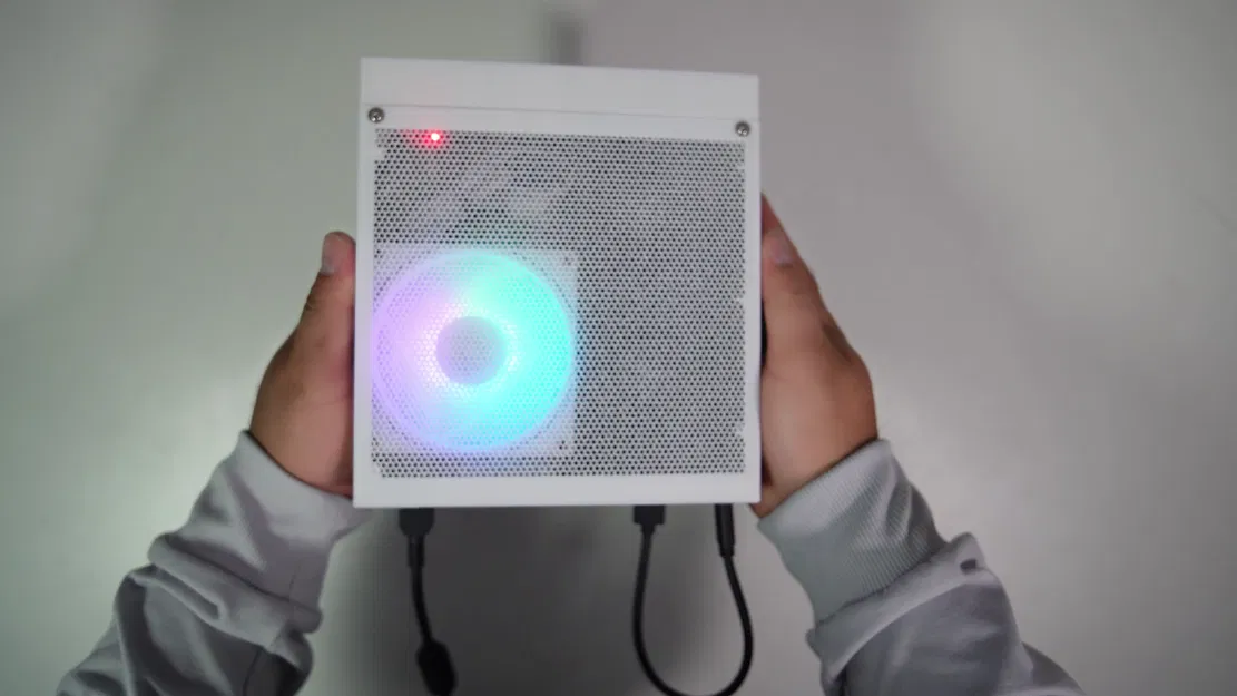 Vỏ 3D cho Lenovo M90q Gen1 + MSI RTX 3050 LP, LCD 3.5" - Image 6