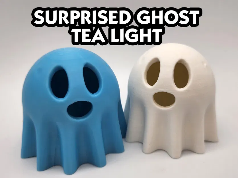 Chụp Nến Tea Light Ma Ngạc Nhiên - Image 1