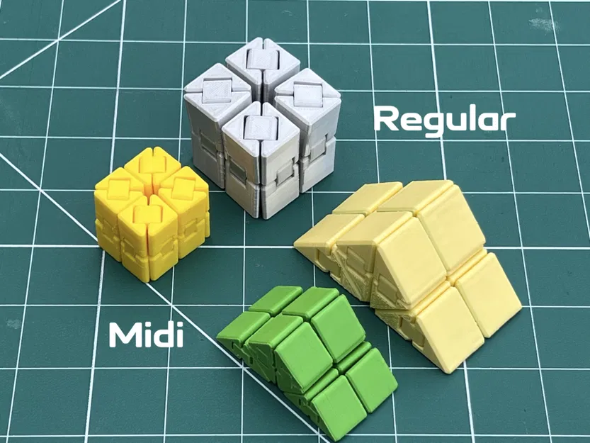 Print In Place Ultimate Fidget Cube (Cube giảm stress in liền khối) - Image 1