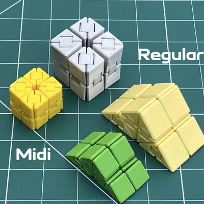 Print In Place Ultimate Fidget Cube (Cube giảm stress in liền khối)