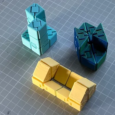 Print In Place Ultimate Fidget Cube (Cube giảm stress in liền khối)