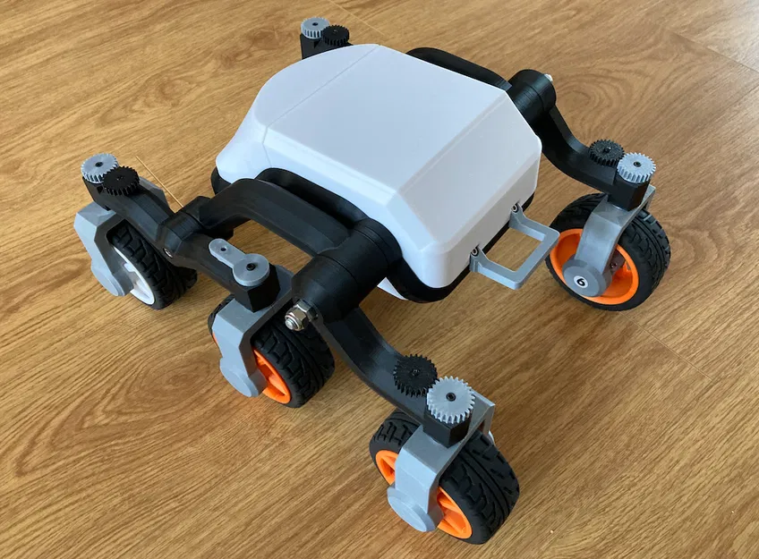 Mod cho xe rover RC 6 bánh (Six-wheeled RC rover mods) - Image 4